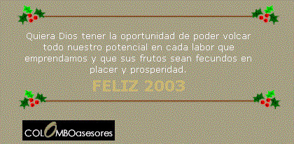 FELIZ 2003